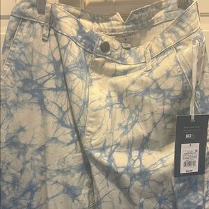 Rachel Comey Marble Blue and Cream Pants